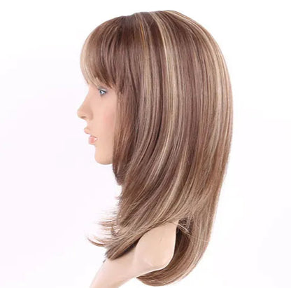 Long Straight Synthetic Wig for Women - 26+ Inches High Temperature Fiber Regular Wig, Perm & Dye Available