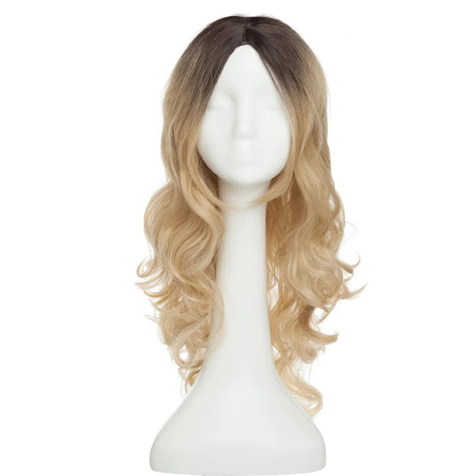 26'' Ombre Synthetic Cosplay Wig – Heat-Resistant Fiber, Long Wavy & Straight Options