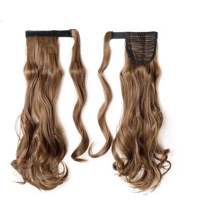 17-Inch Wavy Synthetic Clip-In Hair Extensions – Heat Resistant Fiber for Instant Volume & Style
