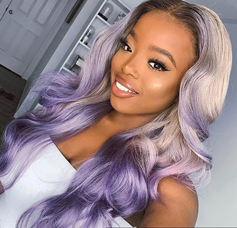 Honey Blonde & Brown Highlight Body Wave Bundles – 100% Ombre Human Hair Extensions