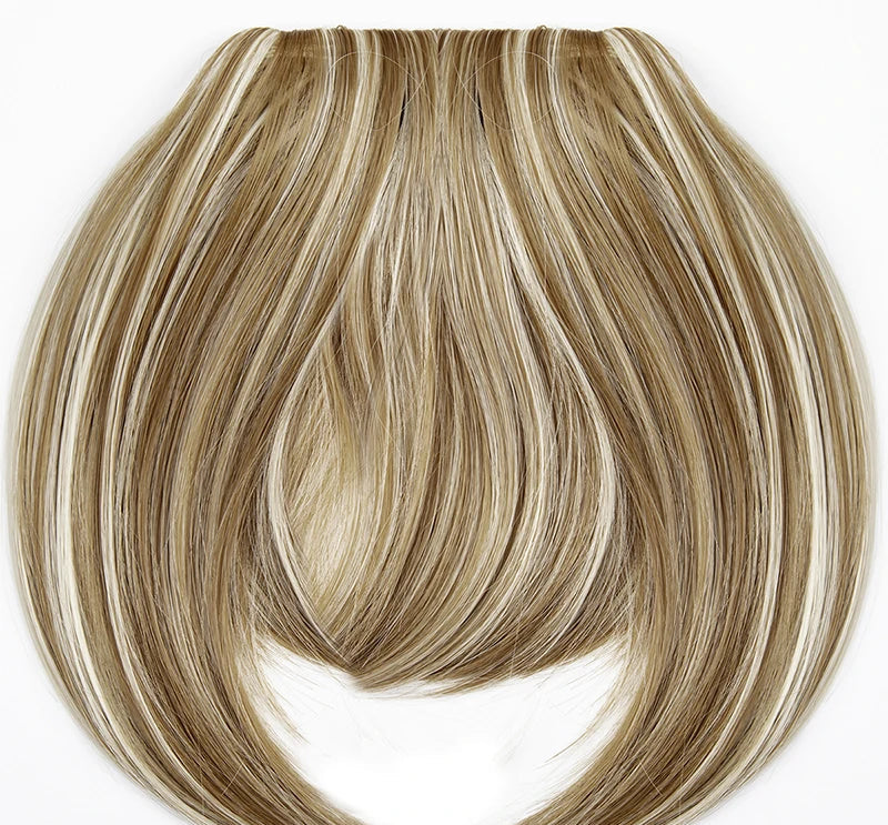 Kanekalon Clip-In Blunt Bangs Hair Extension – Frosted Color, Easy Fit & Washable