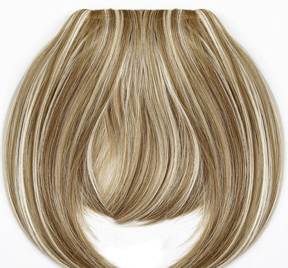 Kanekalon Clip-In Blunt Bangs Hair Extension – Frosted Color, Easy Fit & Washable