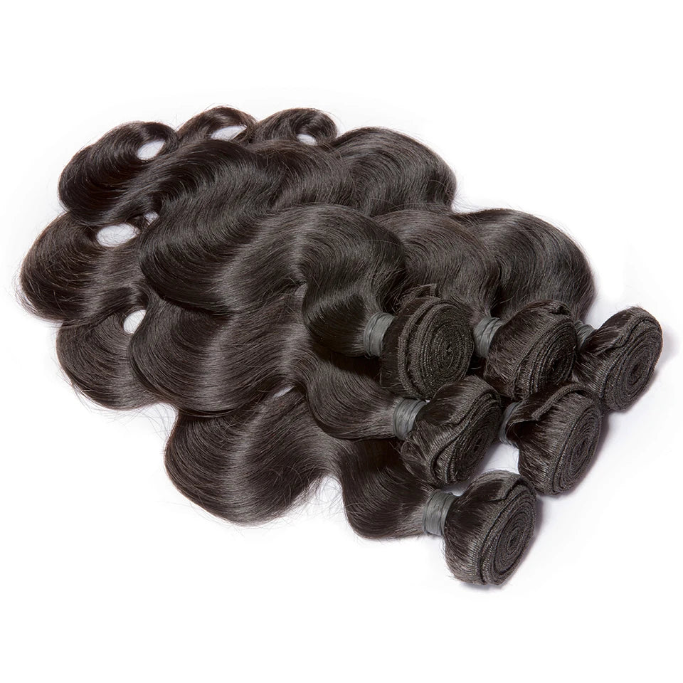 Premium Body Wave Virgin Human Hair Bundles – Sew-In, Double Weft, Natural Look, 90-100g Per Bundle