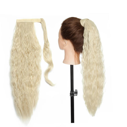 17-Inch Wavy Synthetic Clip-In Hair Extensions – Heat Resistant Fiber for Instant Volume & Style