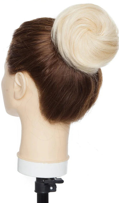 Premium Human Hair Chignon Bun – Lightweight, Natural, and Bouncy Hair Loop