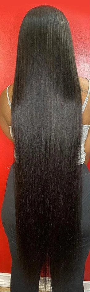 Premium Virgin Straight Human Hair Bundles – 8-40 Inches, Double Weft, No Shedding, No Tangle
