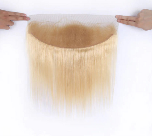 Top Quality 613 Blonde 13X4 Lace Frontal Straight