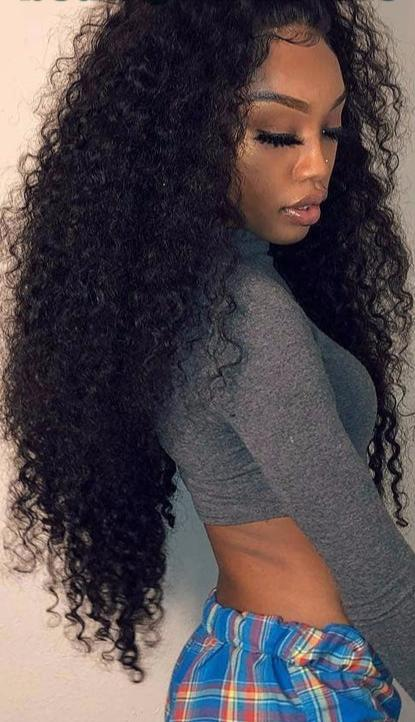 Kinky Curly Lace Wig – 9A Grade Real Hair, 150% Density, 8-24 Inches