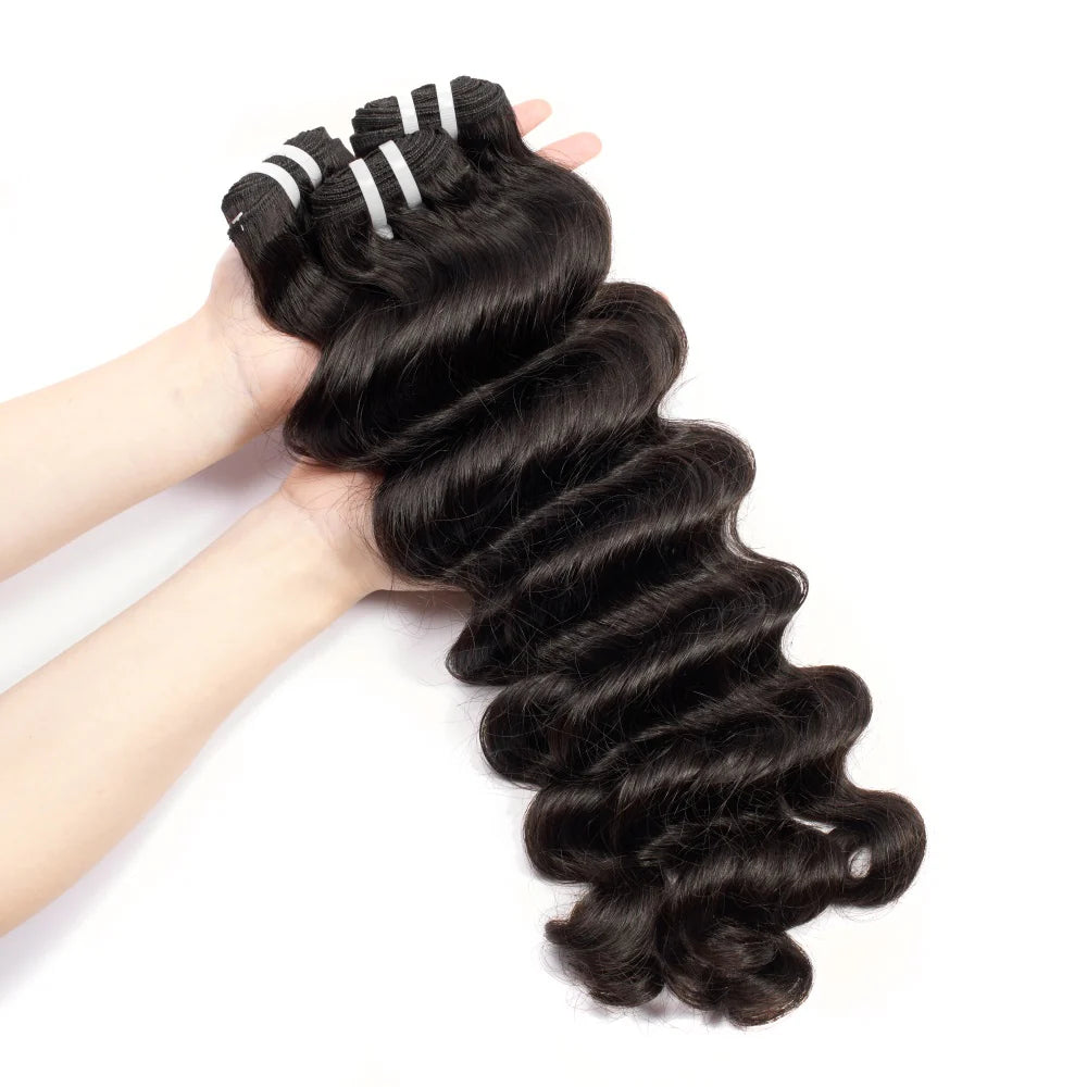 Raw Hair Premium One Donor 3 Bundle Deal Loose Deep
