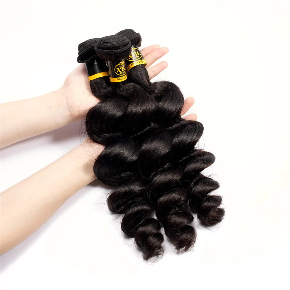 Mink Hair Loose Wave Brazilian Hair Virgin Human Hair Extensions