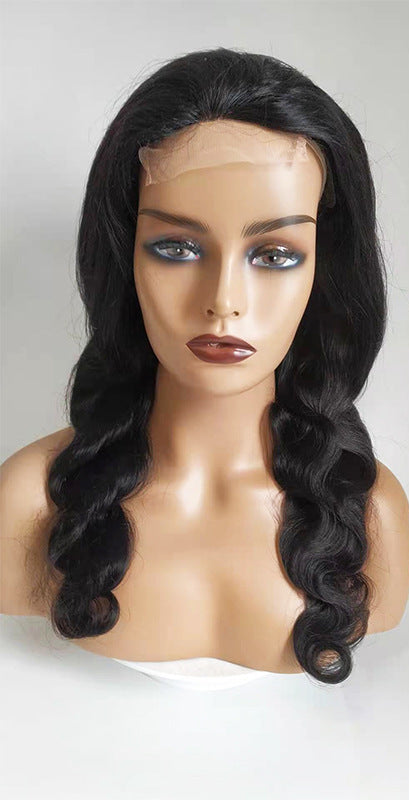 Lace Closure Wig - Body Wave, Natural Human Hair, Dyeable and Ironable - Model 001