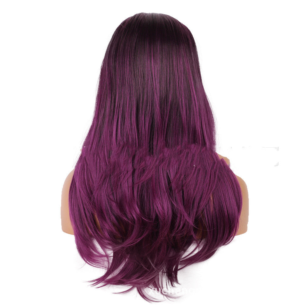 Ladies Chemical Fiber Lace Wig - Long & Lightweight Headgear