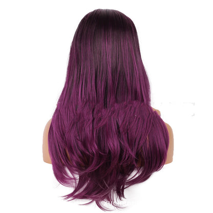 Ladies Chemical Fiber Lace Wig - Long & Lightweight Headgear