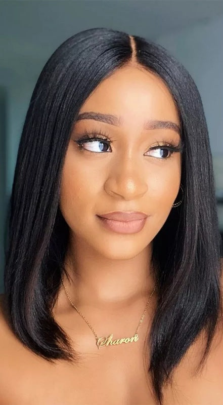 Luxurious Human Hair Bob Wigs – Real Lace Headband, Natural Silk, 13A Quality4