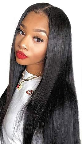 Luxury Front Lace Human Hair Wig - Versatile & Customizable Lengths from 12" to 32"1