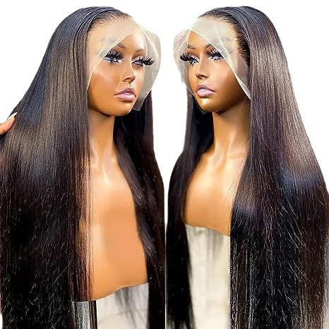 Luxury Front Lace Human Hair Wig - Versatile & Customizable Lengths from 12" to 32"5