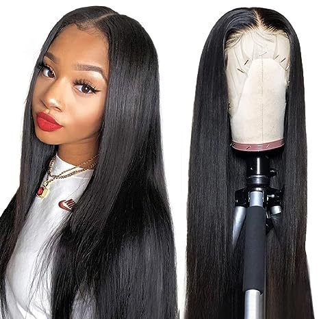 Luxury Front Lace Human Hair Wig - Versatile & Customizable Lengths from 12" to 32"6