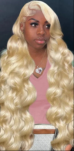 MELODIE 613 Honey Blonde Body Wave Lace Front Wig | 13x6 Transparent Swiss Lace,Hair