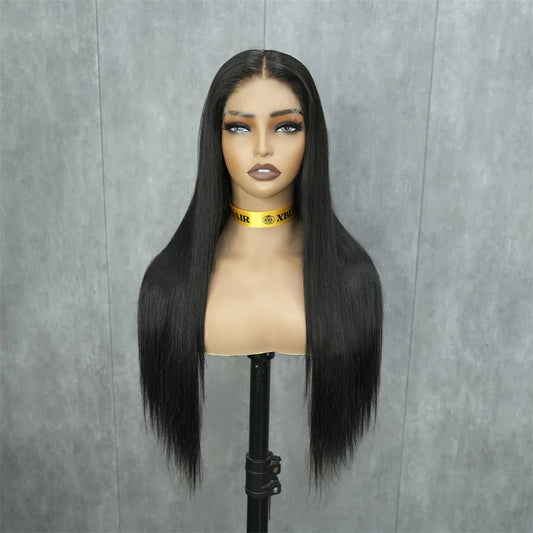 Hair Miss Flawless Tiny Knots 5x5 HD Lace Straight Wig 100% Human Hair Wig Single Doner Hair