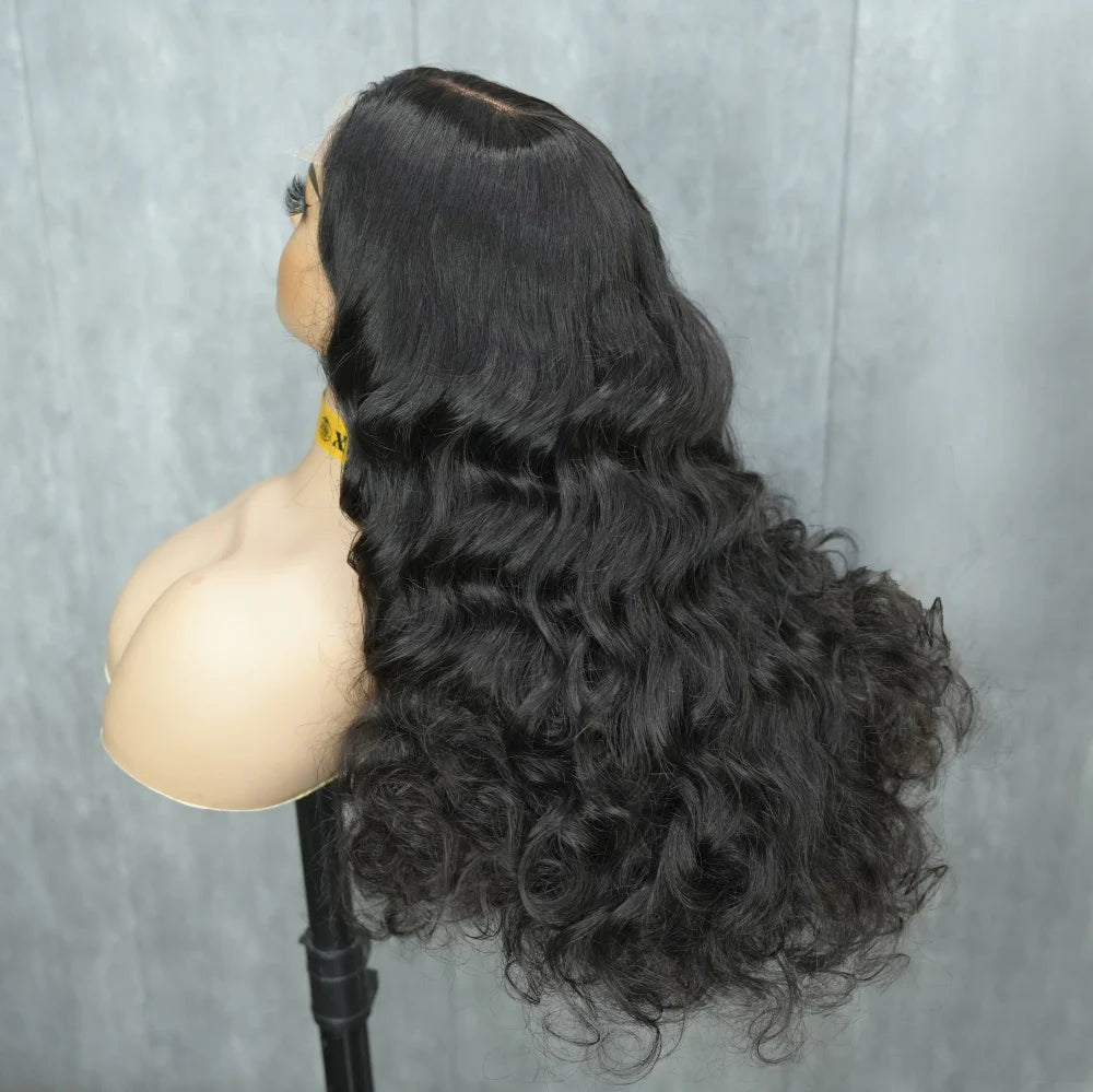 Hair Miss Flawless Tiny Knots 5x5 HD Lace Wand Curl Wig 100% Human Hair Wig Single Doner Hair