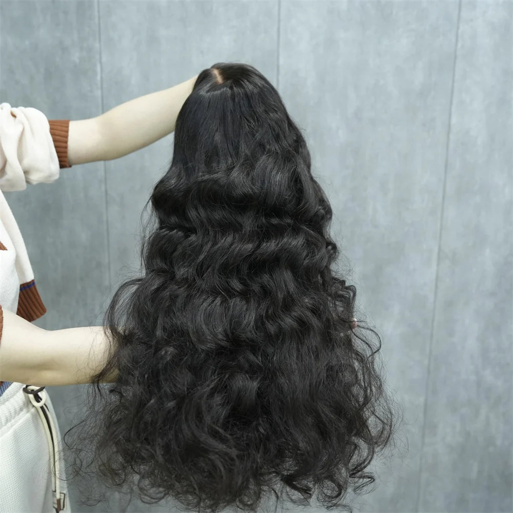 Hair Miss Flawless Tiny Knots 5x5 HD Lace Wand Curl Wig 100% Human Hair Wig Single Doner Hair