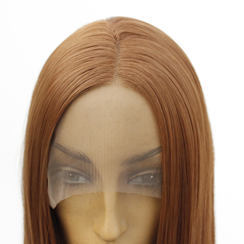 National Style Long Curly Wig for Ladies – Semi-Mechanical Domestic Silk, Multiple Lengths