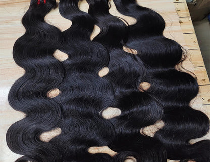 Premium Vietnamese 16A Body Wave Virgin Hair Bundles – Double Drawn, Unprocessed, 3x Lifespan, 16-30 Inch
