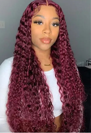 Short Deep Wave Lace Front Wig – Hair, 613 Blonde, 13x6/13x4 HD Lace, Pre-Plucked, 180% Density