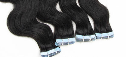 Premium MRSHAIR Body Wave Tape-In Extensions | 5-Piece Lot, 100% Human Hair for Natural Volume & Length