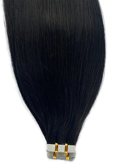Virgin Straight Tape-In Hair Extensions | 100% Virgin Hair | Sleek, Soft & Reusable