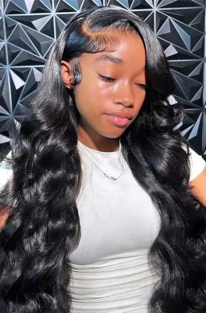 Body Wave Lace Front Wig – 13x6, 4x4, 360 Lace Options, Transparent Swiss Lace, 26+ Inches Long