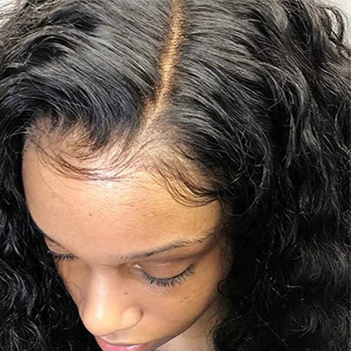 Premium Deep Wave 13x6 Lace Front Wig – 100% Indian Remy Hair, Transparent Lace, 26+ Inches