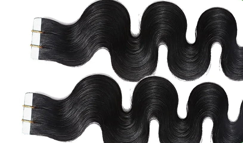 Virgin Body Wave Tape-In Hair Extensions | 100% Virgin Hair | Soft, Full & Reusable
