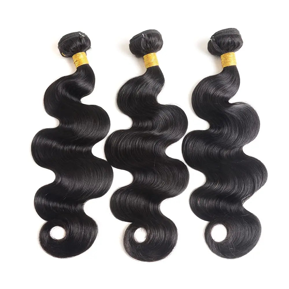 Premium Body Wave Human Hair Bundles – Double Weft, Sew-In, 100% Virgin Hair Extensions