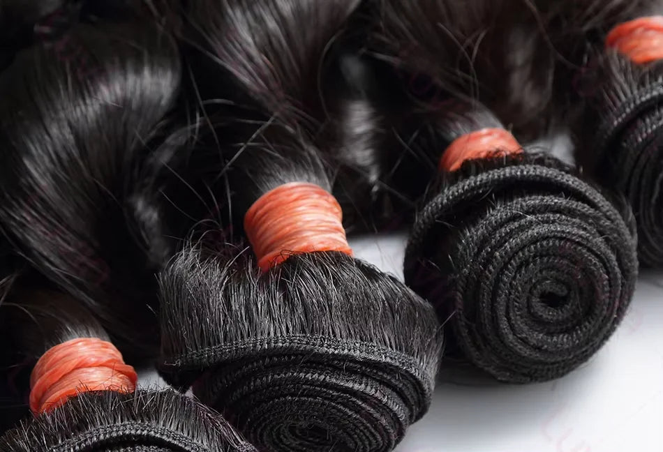 Loose Deep Human Hair Extensions - Sew-In, Year-Round Style, Bleach & Dye Ready