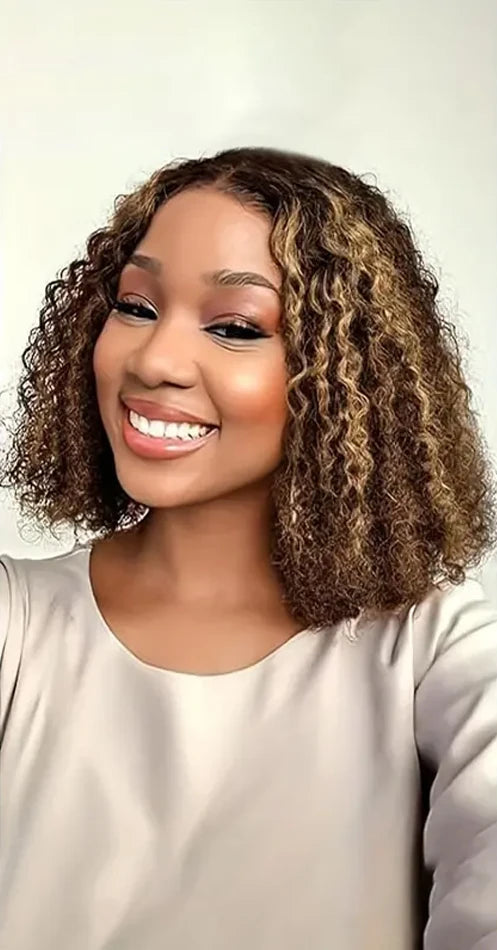 Loose Deep Wave Lace Front Wig – 100% Hair, Transparent Swiss Lace