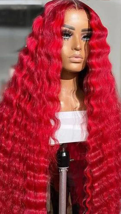 Long Virgin Human Hair Wig – 26+ Inch, Dye-Friendly & Heat Perm-Safe