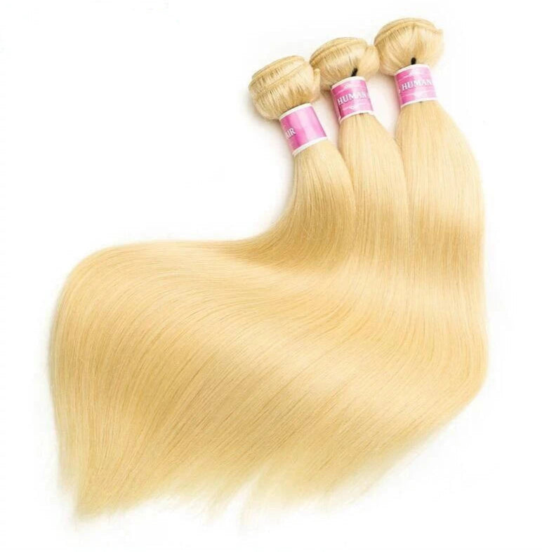 Premium 100% Human Hair Bundles – Straight, Double Weft, No Shedding, Long & Thick Ends