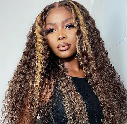 Curly Human Hair Bundles – 100% Natural Color, Permable, Machine Double Weft