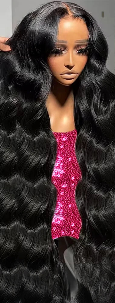 Premium Lace Front Body Wave Human Hair Wig – Long 26"+ Length, 100% Virgin Hair, Transparent Swiss Lace, Natural Pre-Plucked Hairline