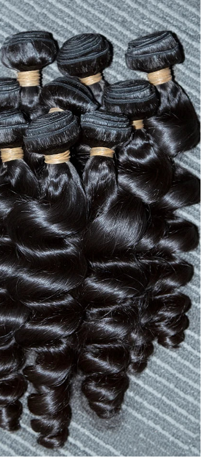 Premium Loose Wave Human Hair Bundles – Soft, Natural, and Versatile