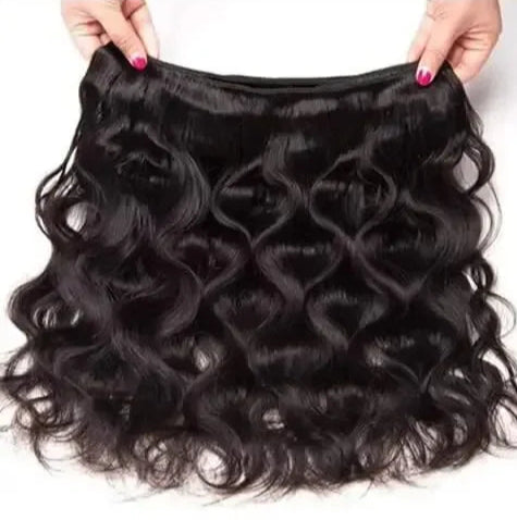 Body Wave Human Hair Extensions – 100% Virgin Human Hair Weaving, Permable, All Color Options