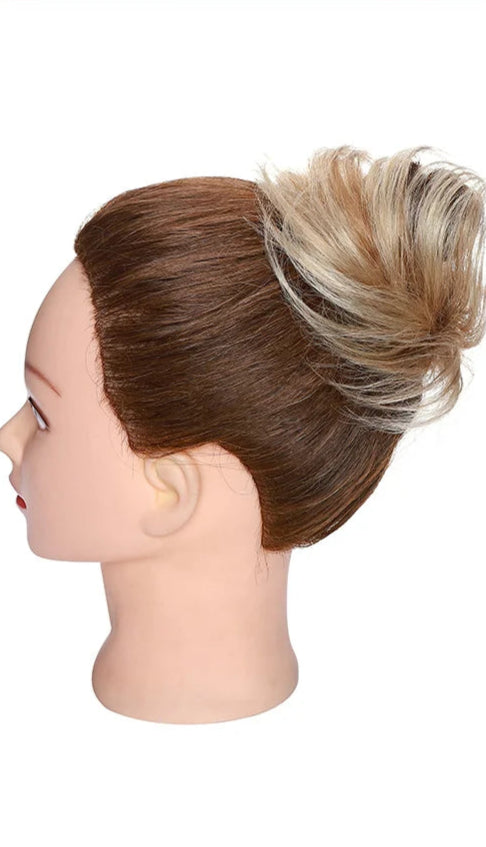 Premium Human Hair Chignon Bun – Lightweight, Natural, and Bouncy Hair Loop