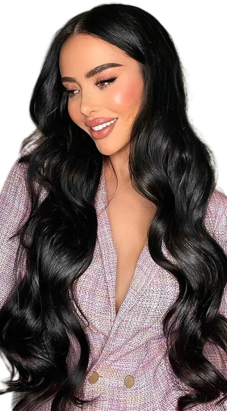 VeSunny Tape-In Hair Extensions | 18-24 Inches, Straight, 100% Real Human Hair, Bulk 20 Pieces