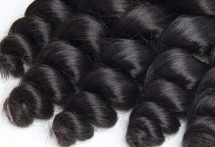 Vallbest Loose Wave Human Hair Bundles – 100% Virgin Hair, 1/3/4 PCS, Tangle-Free & Restyleable