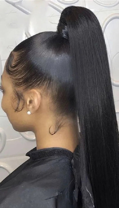 Virgin Hair Straight Clip-In Extensions – Sleek Look, Perm & Dye Friendly