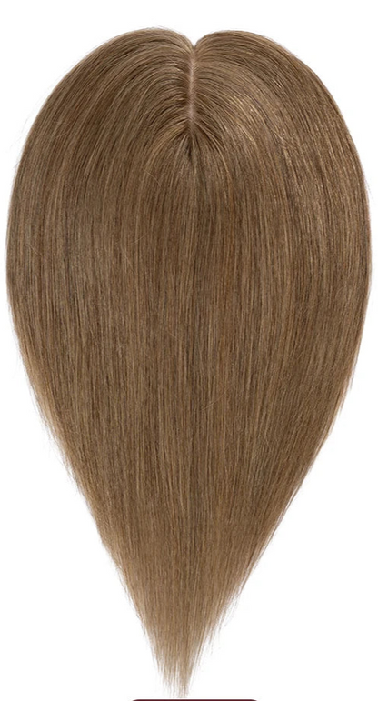Premium 100% Human Hair Silk Base Topper – Lightweight, Natural Look & Customizable