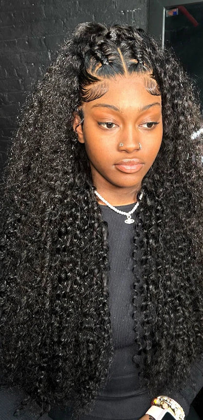 26+ Inch Human Hair Lace Wig – Transparent Lace, Dye-Friendly, Long & Luxurious