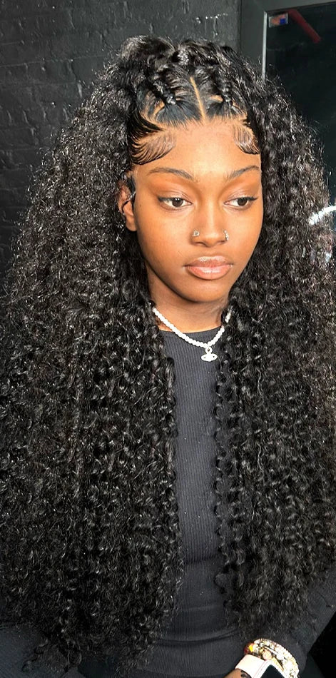 26+ Inch Human Hair Lace Wig – Transparent Lace, Dye-Friendly, Long & Luxurious
