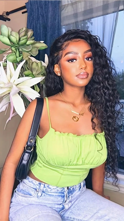 Premium Deep Wave Human Hair Bundles – 100% Virgin Hair, No Shedding, Fast Delivery